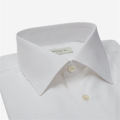 Sea Island cotton shirt in white 